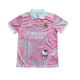 Camiseta Real Madrid Hello Kitty 24/25 s/n° Torcedor Adidas Masculina - Rosa - foto principal