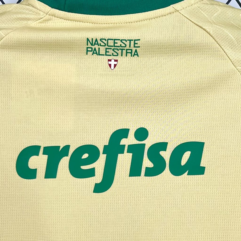 Kids Palmeiras 24/25 Third - Dourado - detalle del cuello