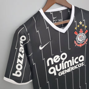 Camiseta Corinthians Retrô 11/12 - Preto - vista trasera