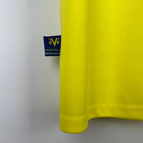 Camiseta Villarreal Retrô 05/06 Home - tejido y acabado