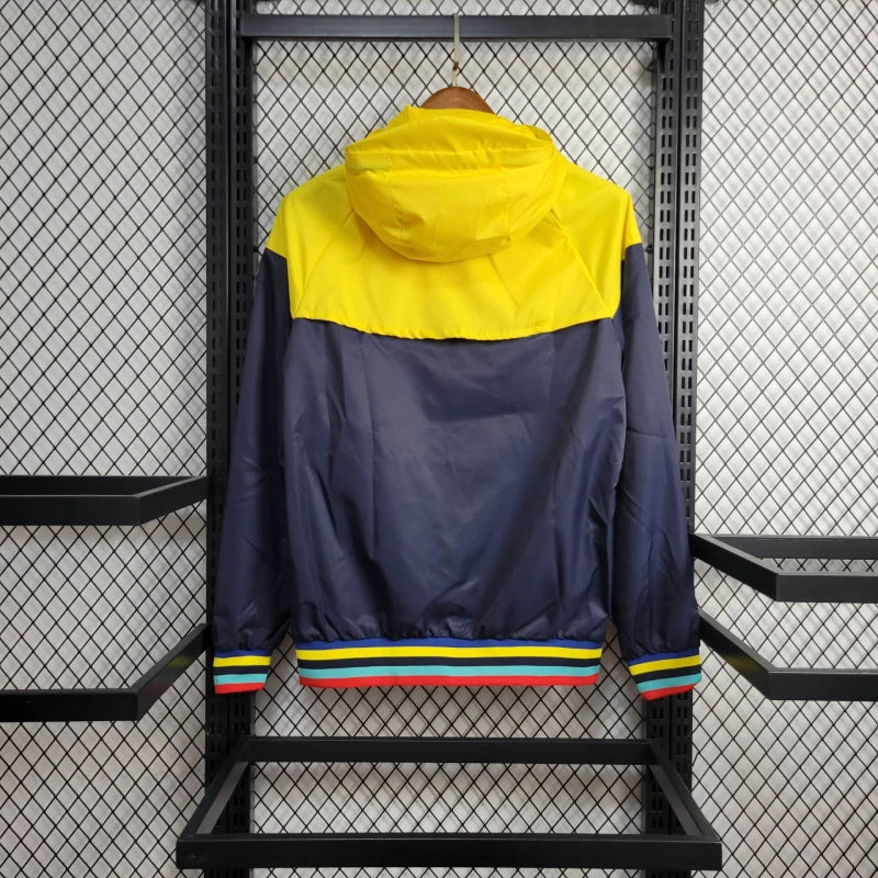 Windbreaker Seleção Brasileira 24/25 - Amarelo e Azul - vista frontal