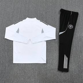 Training Suit Inter Miami 25/26 White  - Winter - detalle del cuello