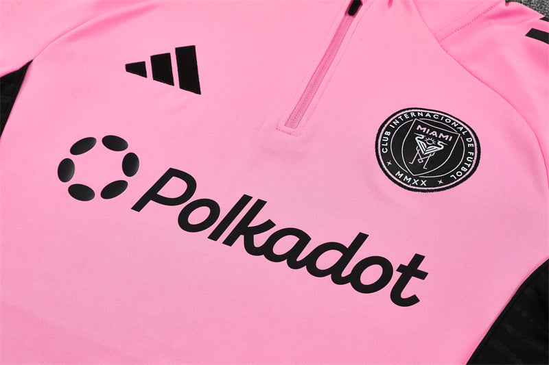 Training Suit Inter Miami 25/26 Pink - Winter - detalle de la manga