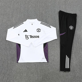 Training Suit Manchester United 25/26 White - Winter - vista trasera