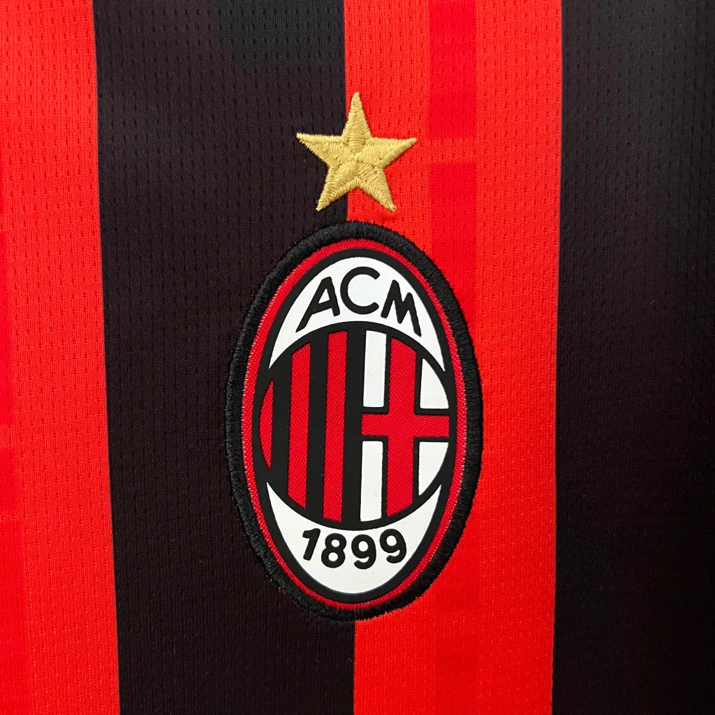 Camiseta 24∕25 AC Milan Home - detalle del cuello