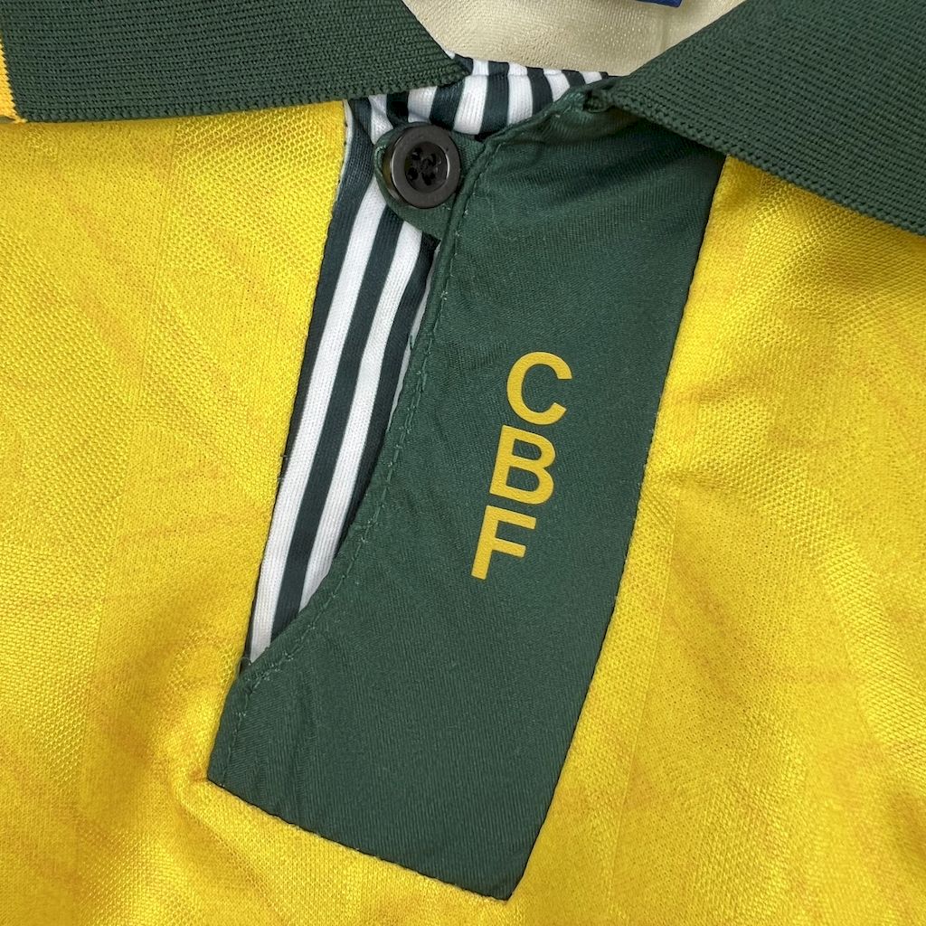 Camiseta Seleção Brasileira 1991/93 Home - detalle de la manga