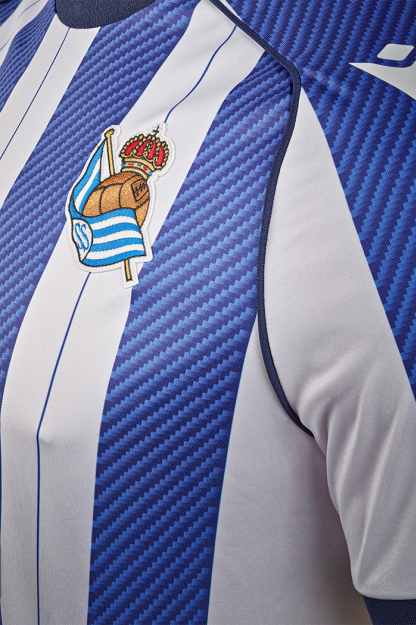 Camiseta Real Sociedad 25/26 Home - detalle del cuello