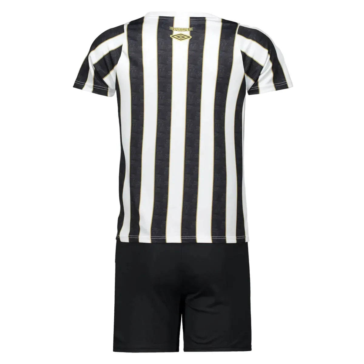 Kids Santos II 24/25 - Branco e Preto - vista frontal