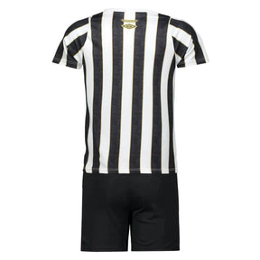 Kids Santos II 24/25 - Branco e Preto - vista frontal