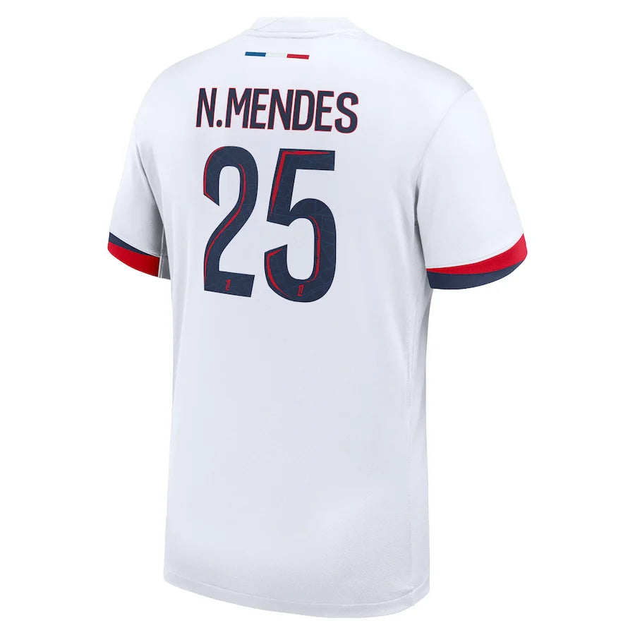 Camiseta Nuno Mendes PSG 24/25 Away - Champions League - foto principal
